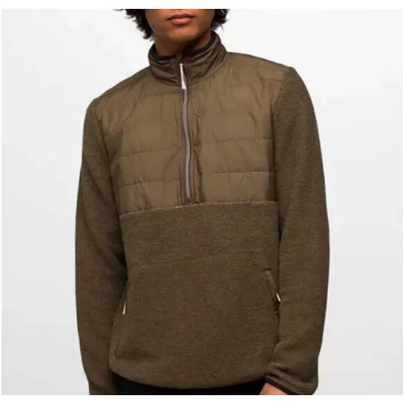 prAna IncrediWool Men’s ½ Zip Pullover Jacket NWT | Size XL | Wool-Blend - Picture 1 of 8
